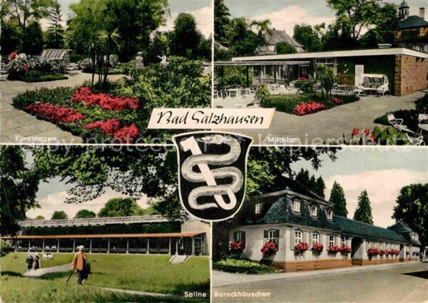 Bad Salzhausen Kuranlagen Saline Milchbar Barockhäusch