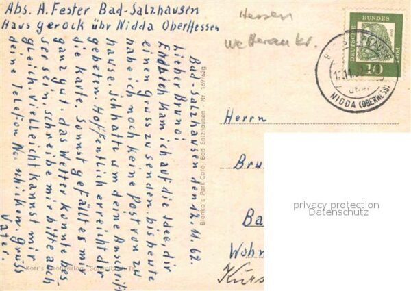 Bad Salzhausen Kuranlagen Saline Milchbar Barockhäusch – Bild 2