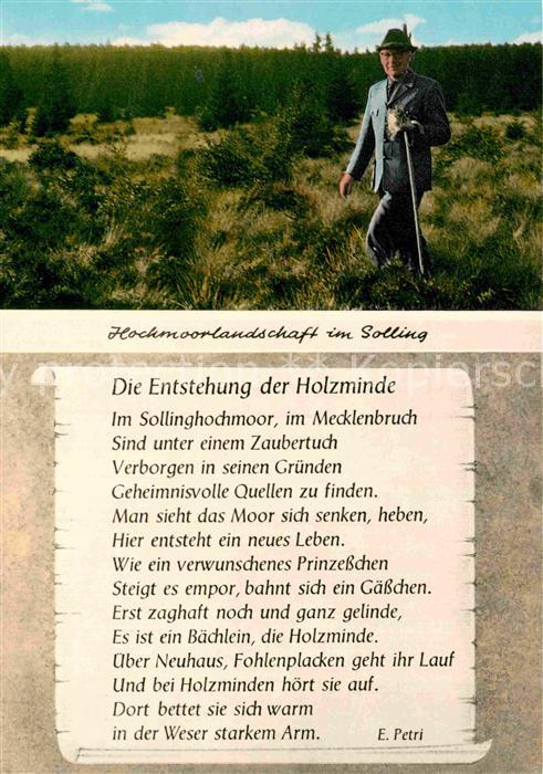 Neuhaus Solling Hochmoorlandschaft im Solling Gedicht E