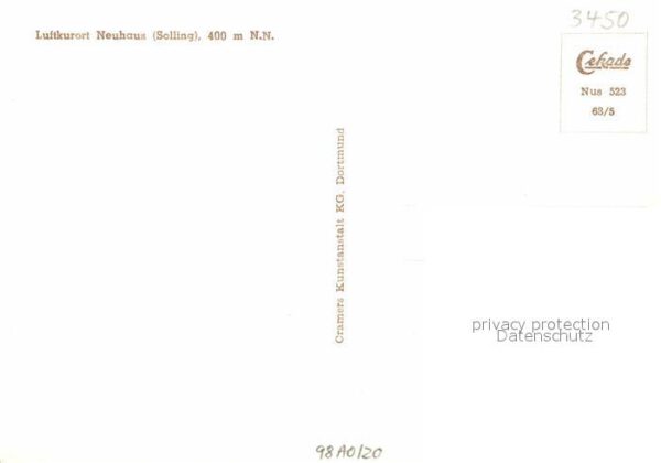 Neuhaus Solling Ortsansicht Luftkurort – Bild 2