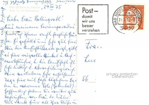 Bad Sooden-Allendorf Altes Tor mit Pfennigstube Fachwerkhäus – Bild 2