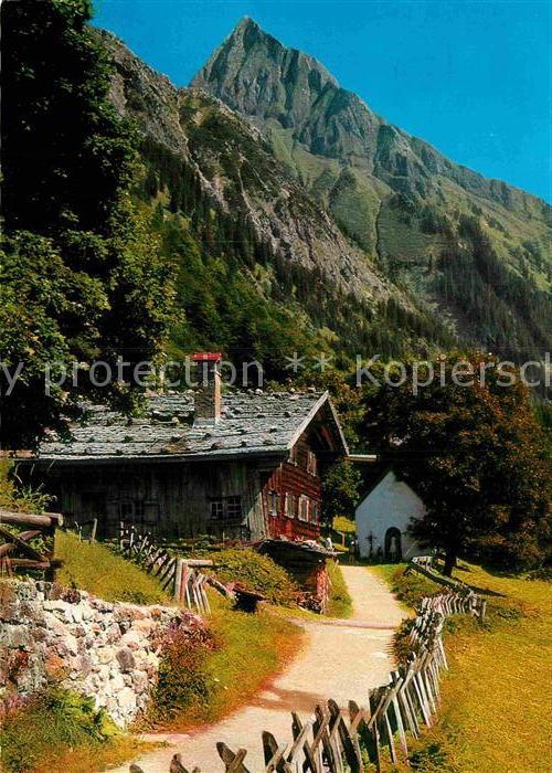 Gerstruben Bergdorf mit Höfats Allgäuer Alpen