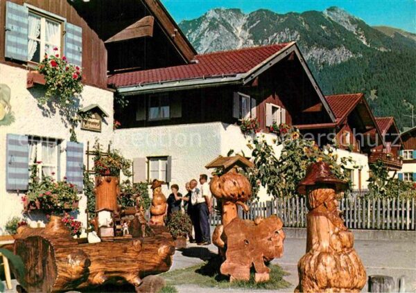 Oberstdorf Heimische Brunnenschnitzerwerkstatt All