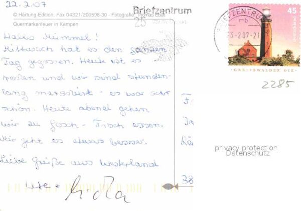 Kampen Sylt Quermarkenfeuer Leuchtturm Nordseebad – Bild 2