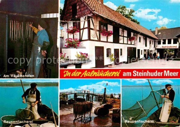 Steinhuder Meer Aalräucherei Reusenfischerei