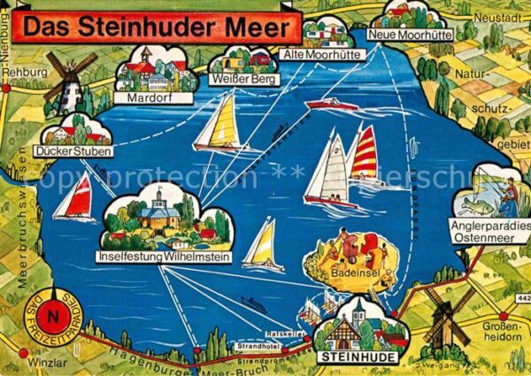 Steinhuder Meer Rund um den Binnensee Inselfestung Wilh