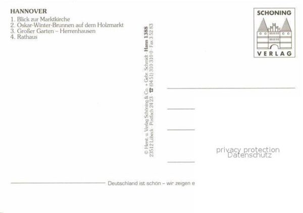 Hannover Marktkirche Oskar Winter Brunnen Holzma – Bild 2