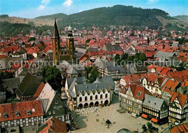 Goslar Marktplatz Rathaus Altstadt Kirche Flie