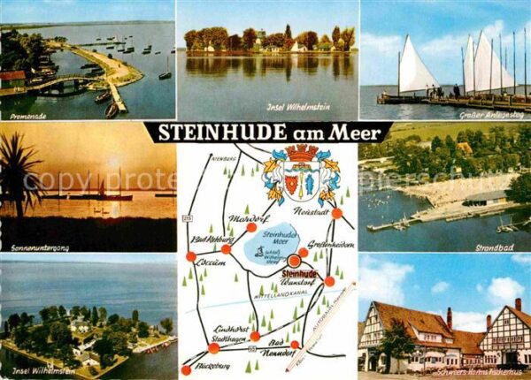 Steinhude Promenade Sonnenuntergang Steinhuder Me