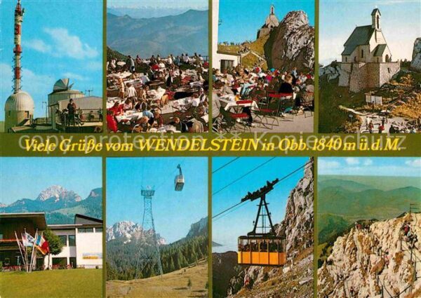 Wendelstein Berg Berggaststätte Kapelle Bergbahn Sender
