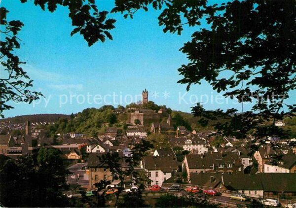 Dillenburg Stadtbild mit Schlossberg Oranierstadt