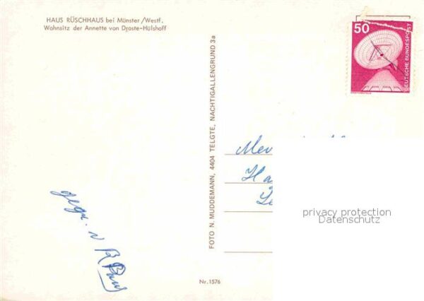 Muenster Westfalen Haus Rüschhaus Wohnsitz von Annette von – Bild 2