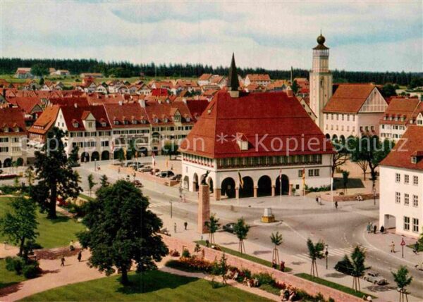 Freudenstadt Marktplatz Stadthaus Kirche Kurort im S