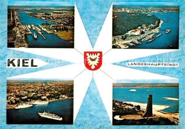 Kiel Landeshauptstadt Fliegeraufnahme Marine