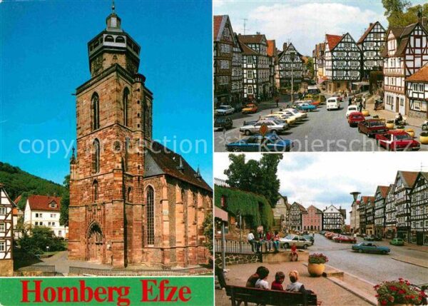 Homberg Efze Marienkirche Marktplatz Fachwerkhäuser