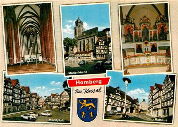 Homberg Efze Kirche Innenansichten Orgel Marktplatz