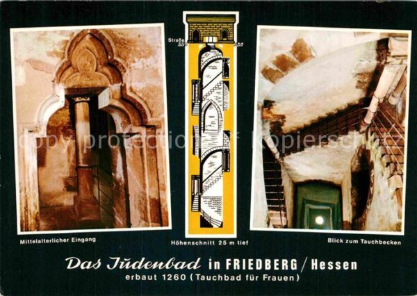 Friedberg Hessen Judenbad 13. Jhdt. Mittelalterlicher Ei