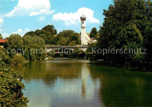 Gmund Tegernsee Blick zur Kirche