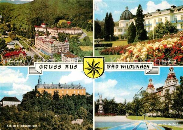 Bad Wildungen Kurviertel Badehotel Blumenbett Fürsten