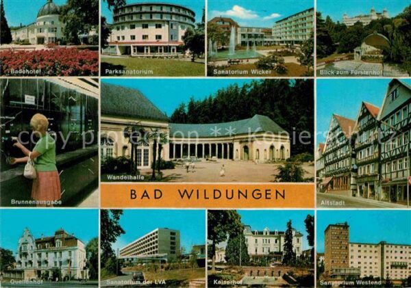 Bad Wildungen Badehotel Sanatorium Fürstenhof Altstad