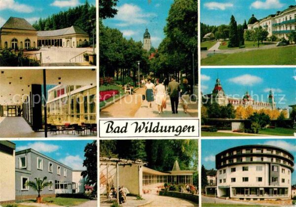 Bad Wildungen Wandelhalle Kurpark Sanatorium Fürstenh