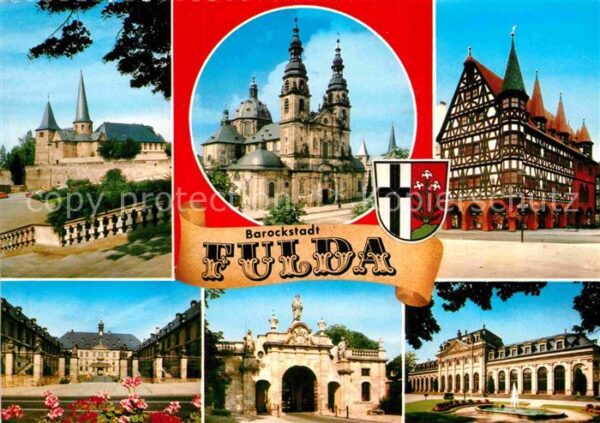 Fulda Kirche Dom Rathaus Fachwerkhaus Schloss