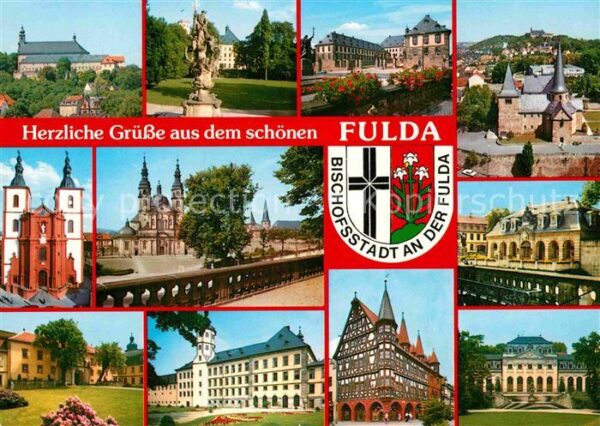 Fulda Kirche Denkmal Dom Rathaus Fachwerkhaus