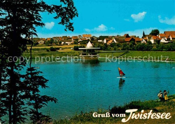 Wetterburg Uferpartie am Twistesee Ferienland Wald