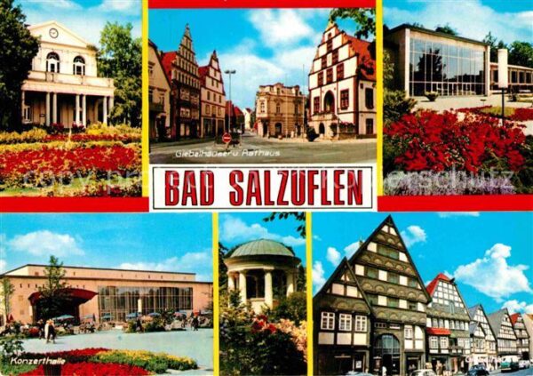 Bad Salzuflen Giebelhäuser Rathaus Kurhaus Konzerthal