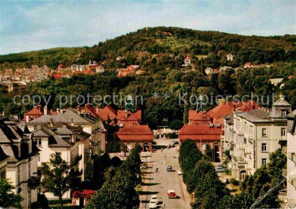 Bad Nauheim Bahnhofallee mit Johannisberg