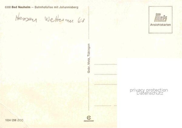 Bad Nauheim Bahnhofallee mit Johannisberg – Bild 2