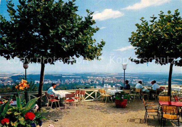 Bad Nauheim Blick vom Johannisberg Restaurant Terra