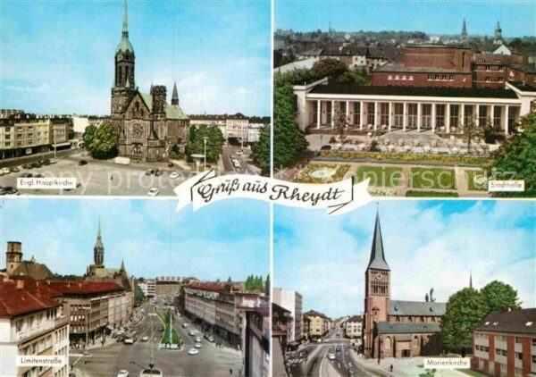 Rheydt Kirche Stadthalle Limitenstrasse