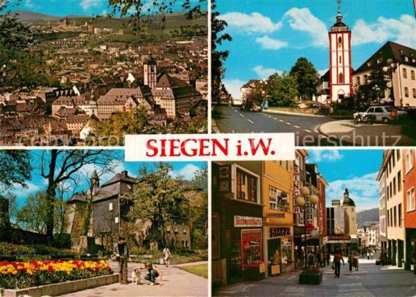 Siegen Westfalen Oberstadt gegen Weidenau Marktplatz Rat