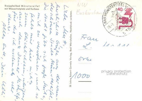Bad Muenstereifel Panorama Kneippheilbad Wassertreten Kur – Bild 2