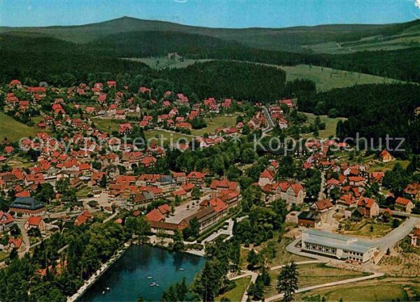 Braunlage Höhenluftkurort Fliegeraufnahme