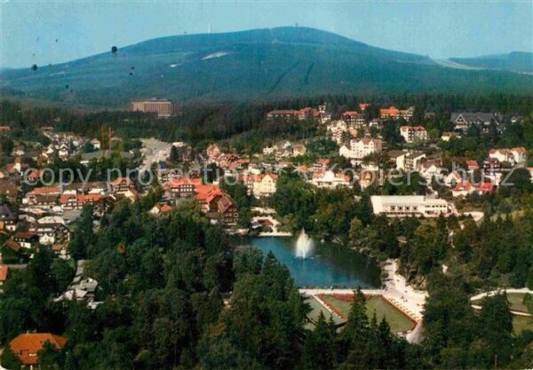 Braunlage Höhenluftkurort Fliegeraufnahme