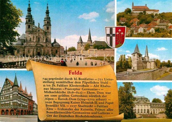 Fulda Basilika Schloss Stadtmauer Orangerie R
