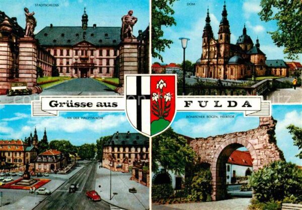 Fulda Stadtschloss Dom Römischer Bogen Heerto