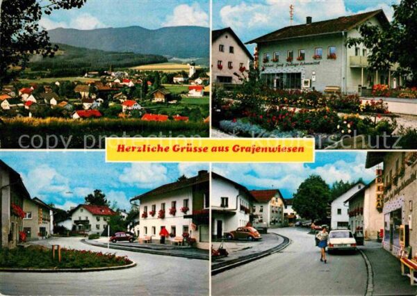 Grafenwiesen Teilansichten Ferienort im Bayerischen