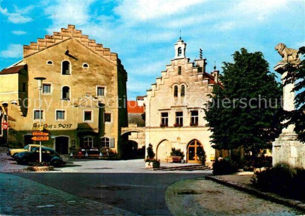 Breitenbrunn Oberpfalz Neumarkt Marktplatz Gasthof Giebelhaus Denkmal L