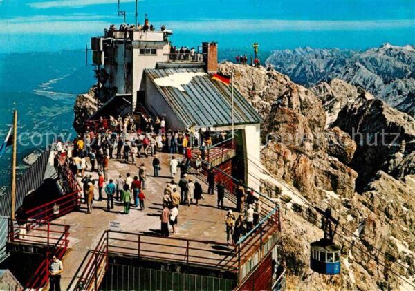Zugspitze Gipfelstationen Aussichtsterrasse Aussi