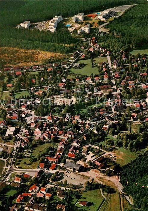Hahnenklee-Bockswiese Harz Ortsansicht mit Seilbahn Ferienpark Kur