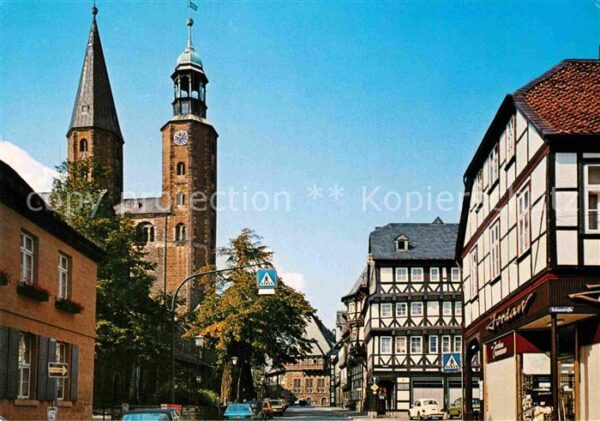 Goslar An der Marktkirche Fachwerkhäuser