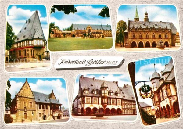 Goslar Teilansichten Historische Gebäude