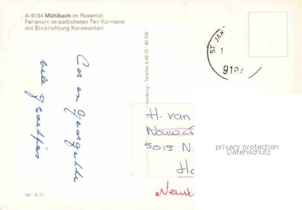 Muehlbach Rosental Panorama mit Karawanken – Bild 2