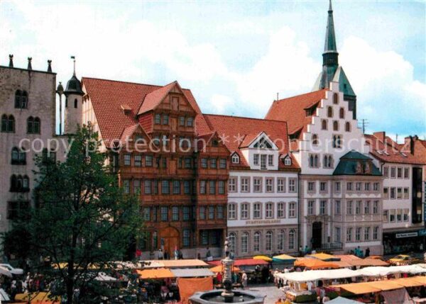 Hildesheim Marktplatz Wedekindhaus Lüntzelhaus Rol