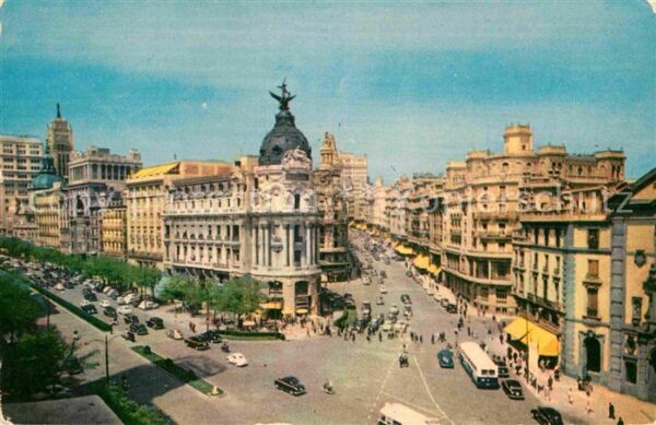 Madrid Spain Calle de Alcala y Avenida de Jose Anton
