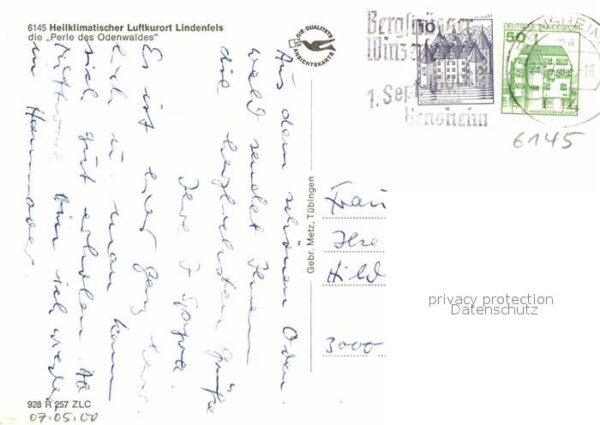 Lindenfels Odenwald Fliegeraufnahme – Bild 2