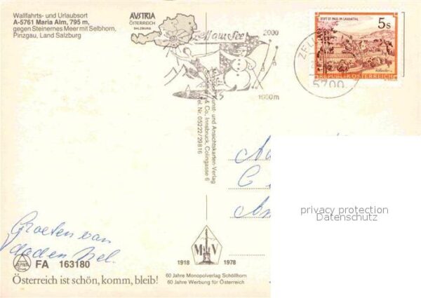 Maria Alm Steinernen Meer mit Selbhorn – Bild 2